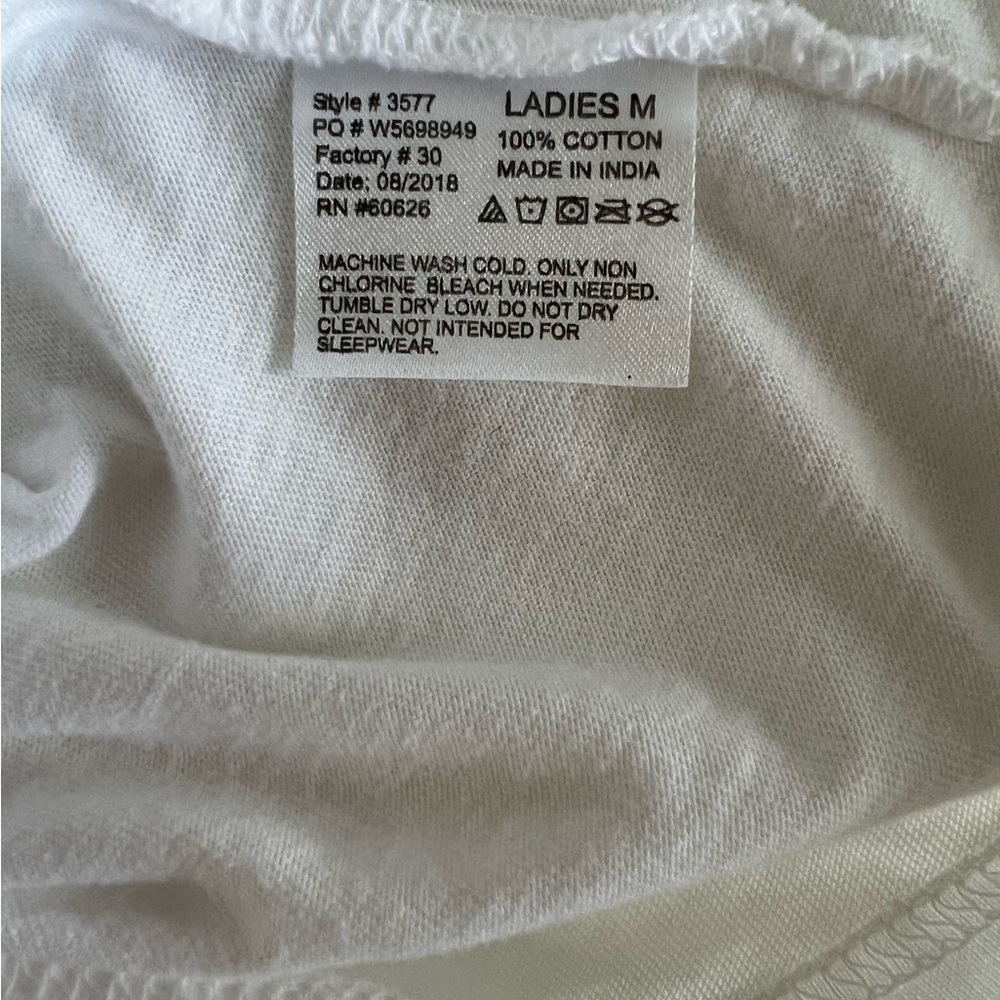 Marushka 3/4 sleeve 100% cotton shirt medium - Picture 7 of 9